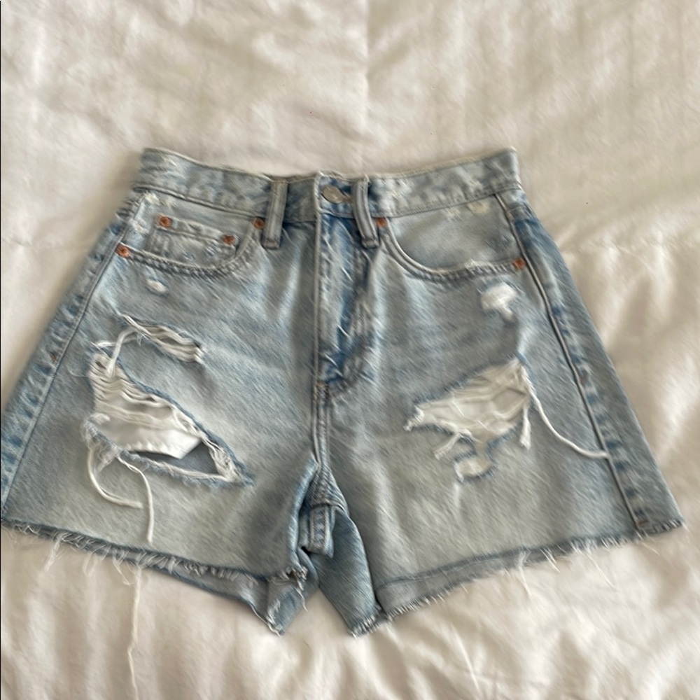 Daze Denim The Knockout High Rise Loose Shorts Size 24